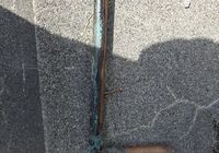 ピンホールで漏水した銅給湯管
