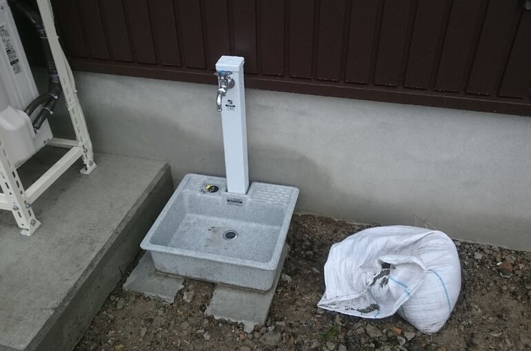 外部水栓柱工事